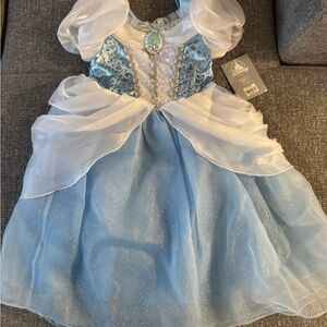 Disney Blue and White Sparkling Princess Dress